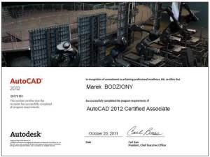 bodziony_2012_AutoCAD_Certyfikat_Associate